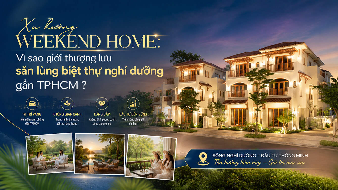 biệt thự nghỉ dưỡng gần TPHCM