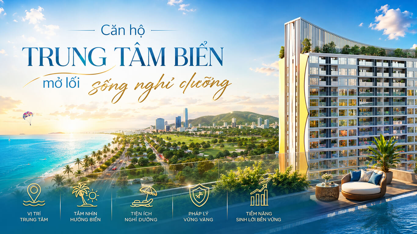 Căn hộ trung tâm biển
