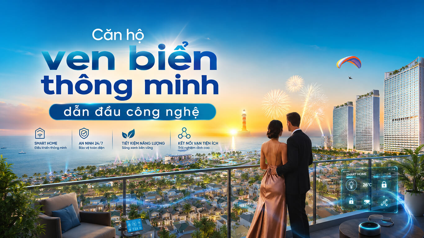 Căn hộ ven biển thông minh dẫn đầu công nghệ