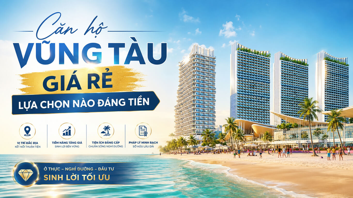 Căn hộ Vũng Tàu giá rẻ lựa chọn nào đáng tiền