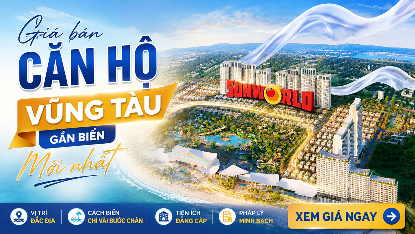 Giá bán căn hộ Vũng Tàu gần biển