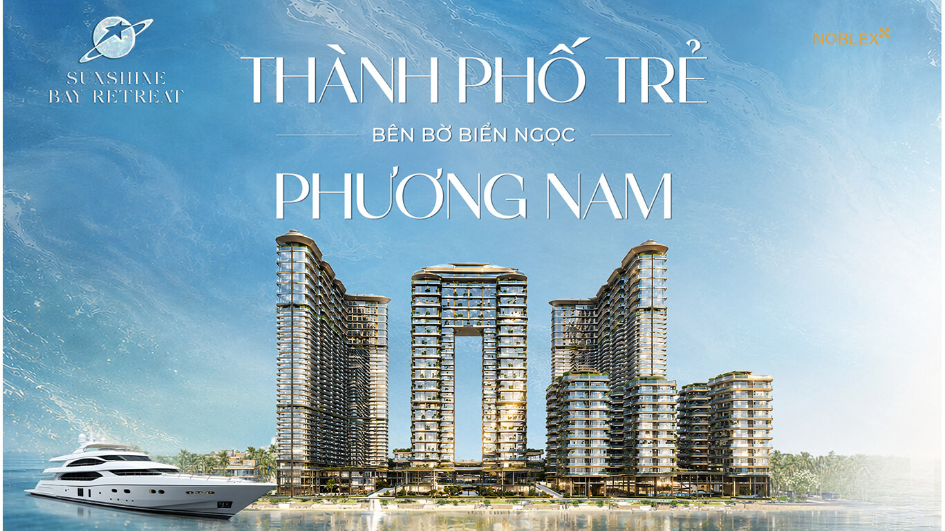 Phối cảnh tổng thể dự án căn hộ hạng sang Sunshine Bay Retreat Vũng Tàu
