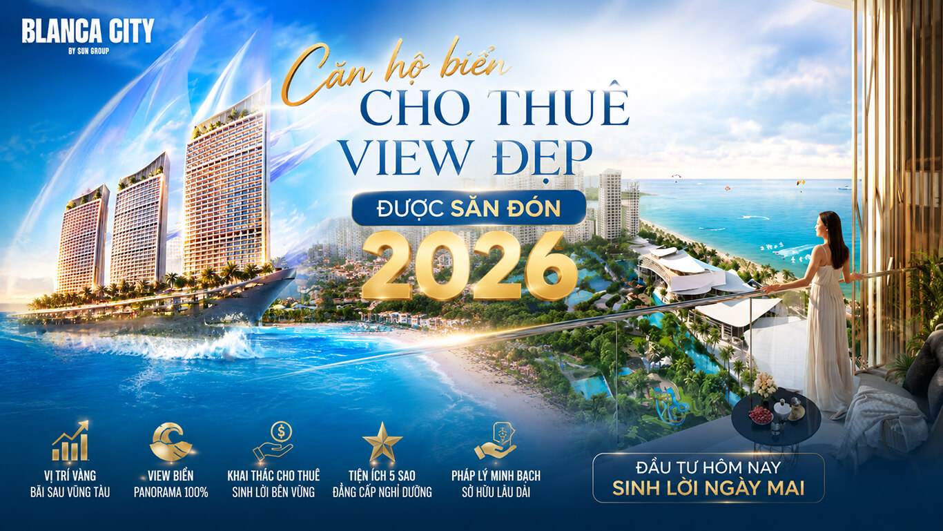 Căn hộ biển cho thuê view đẹp