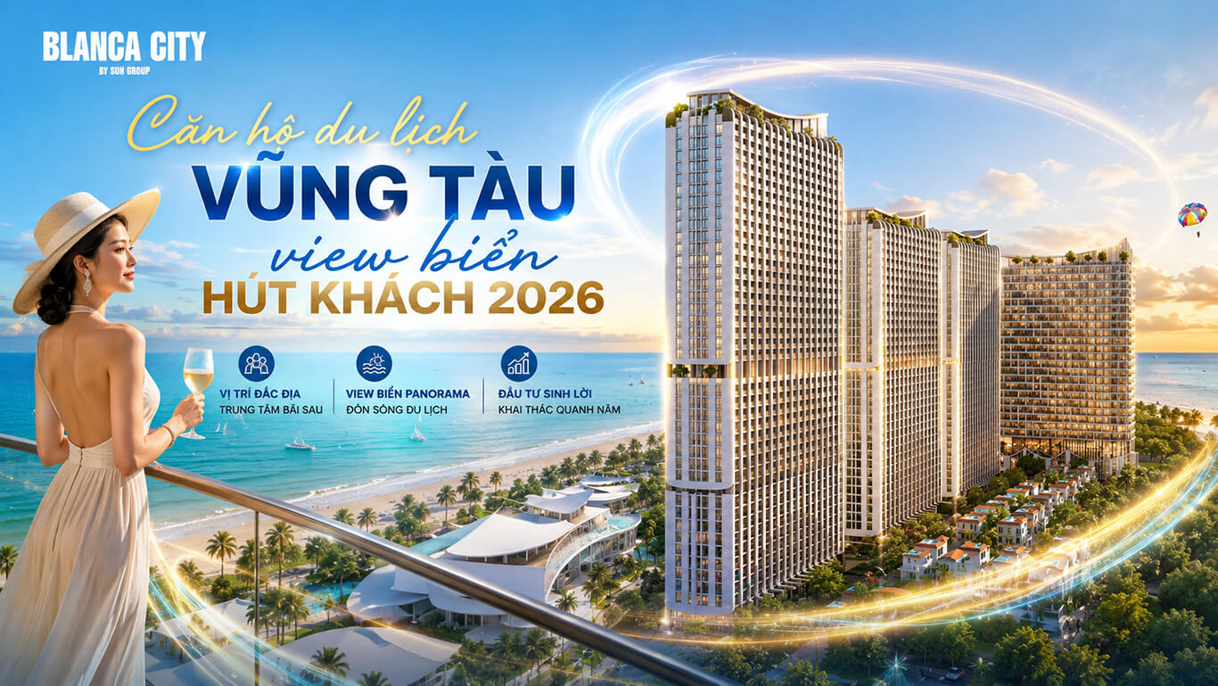 Căn hộ du lịch Vũng Tàu view biển