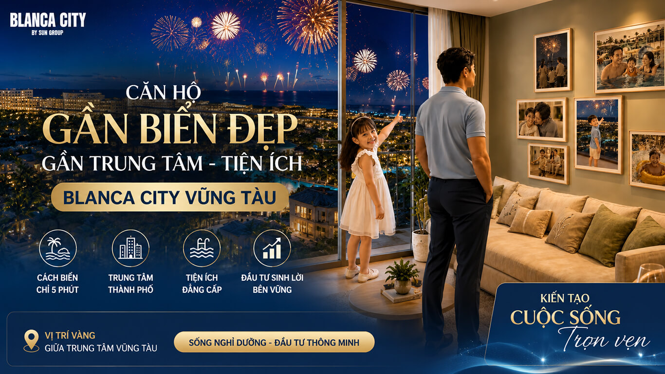 Căn hộ gần biển đẹp gần trung tâm tiện ích