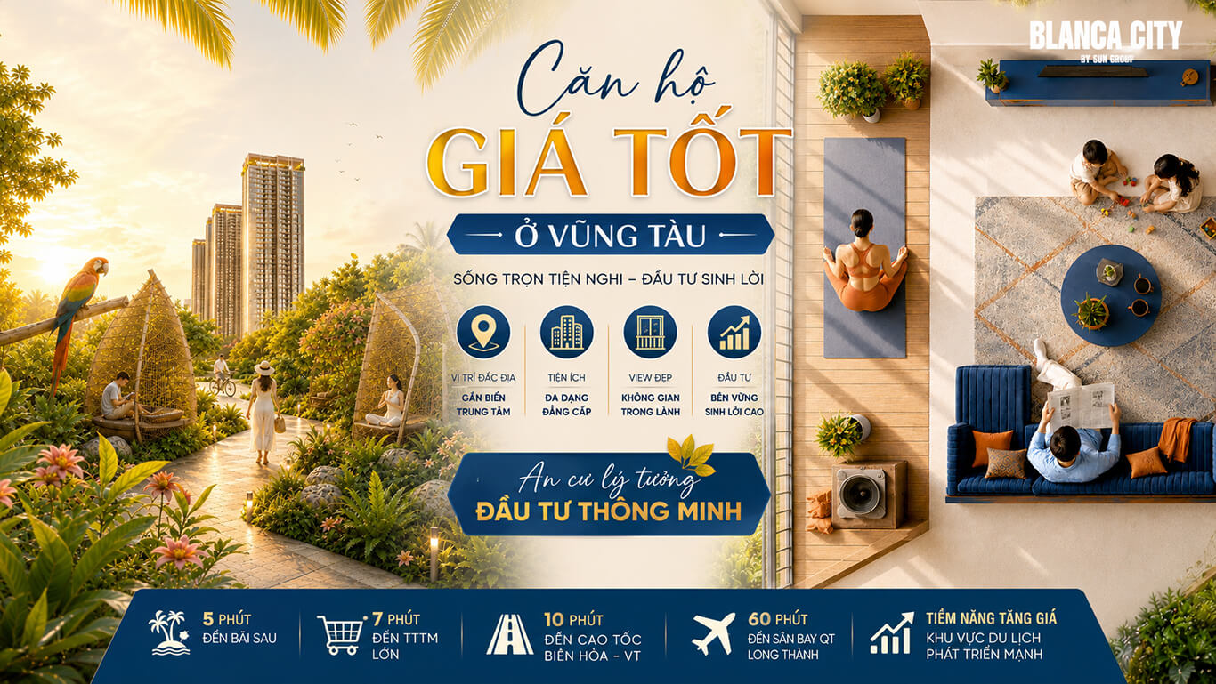 Căn hộ giá rẻ ở Vũng Tàu