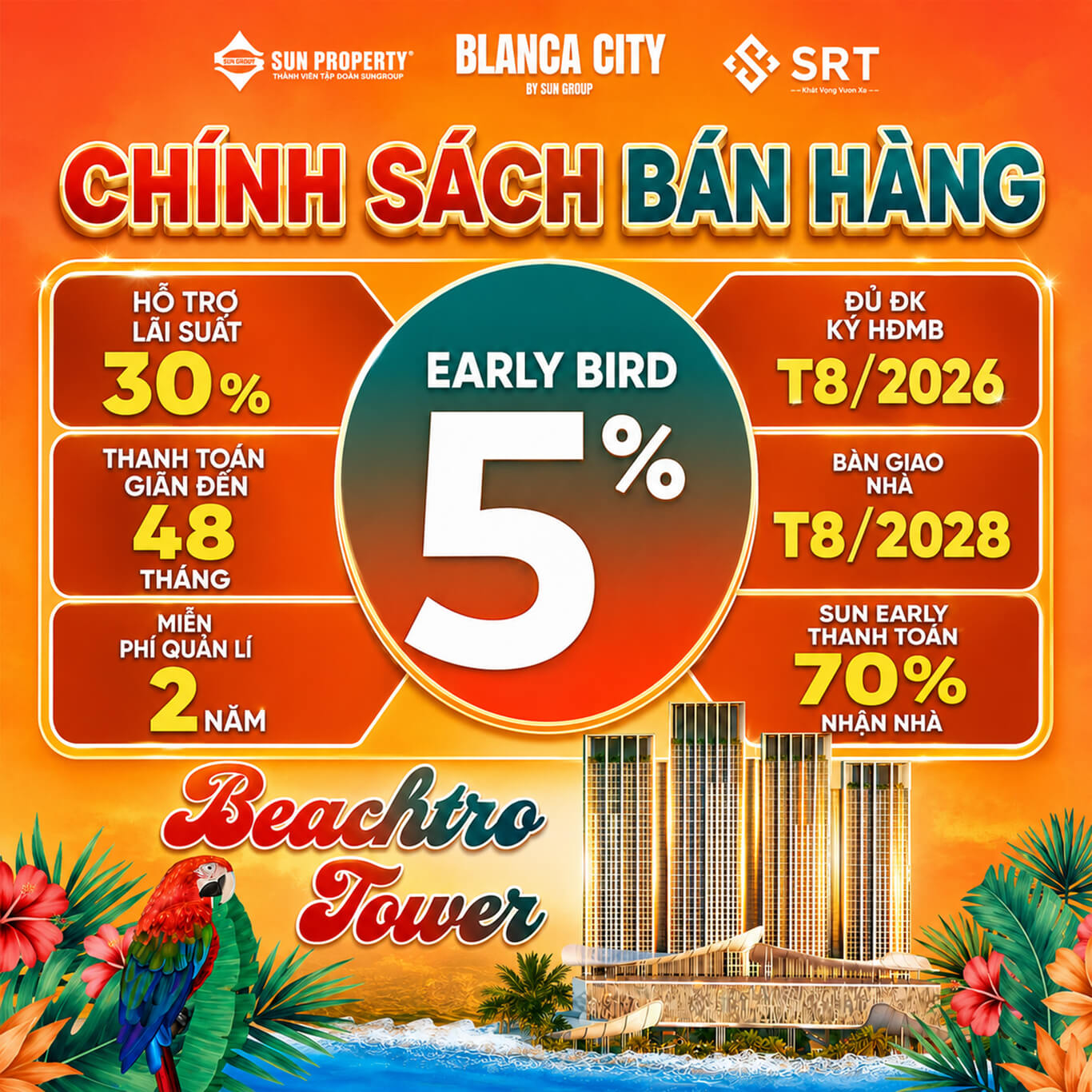 chính sách bán hàng Beachtro tower