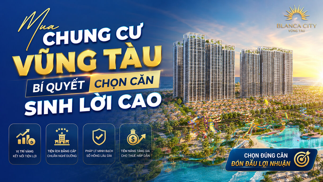 Mua chung cư Vũng Tàu bí quyết chọn căn sinh lời cao