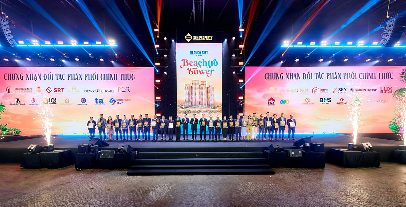 Sun Group Trao Chứng Nhận Phân Phối Đại Lý Beachtro Tower Blanca City Vũng Tàu