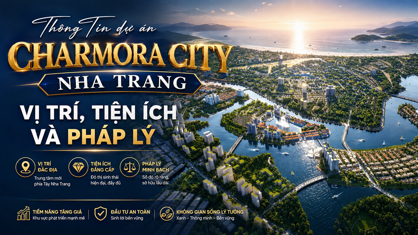 CHARMORA CITY NHA TRANG: THÔNG TIN DỰ ÁN VỊ TRÍ, TIỆN ÍCH VÀ PHÁP LÝ