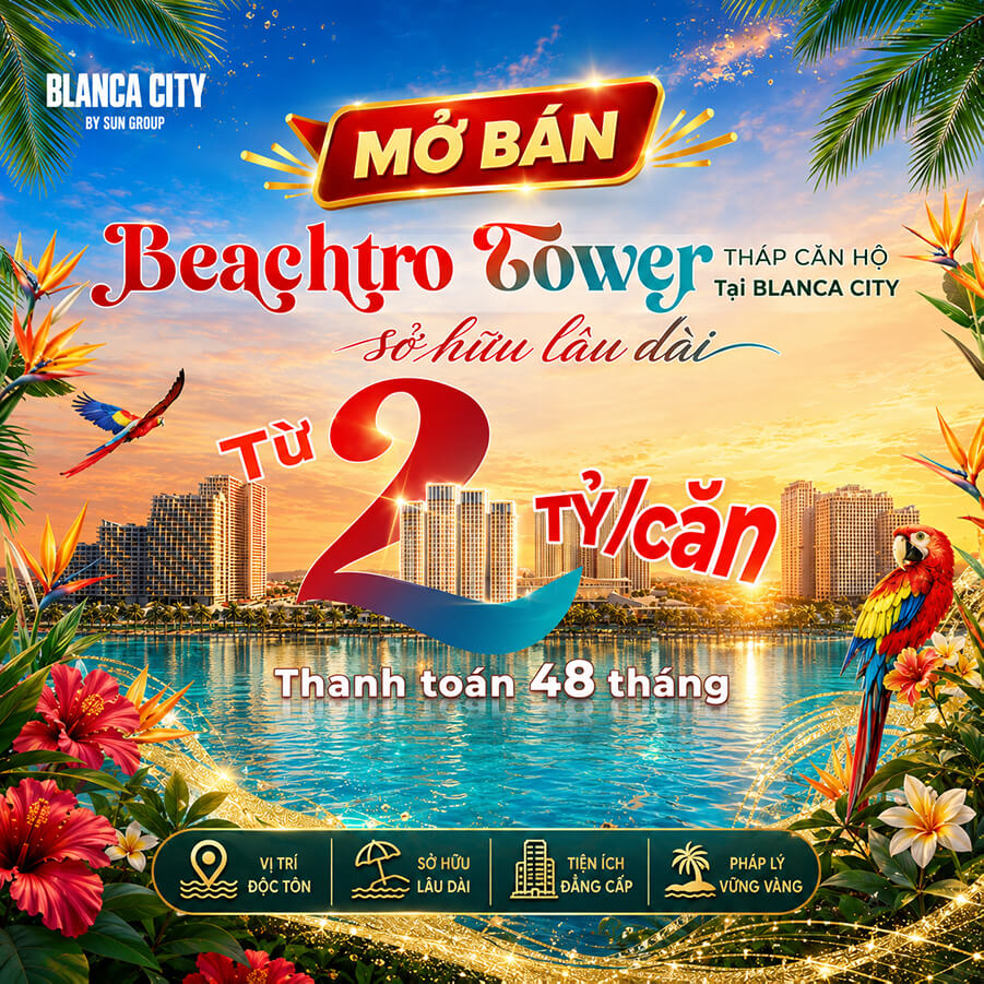 căn hộ beachtro tower blanca city
