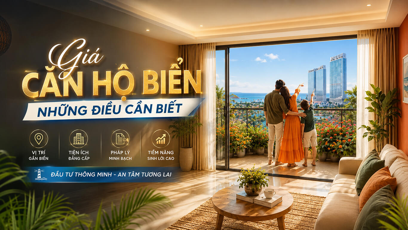 Giá căn hộ biển 2026 những điều cần biết