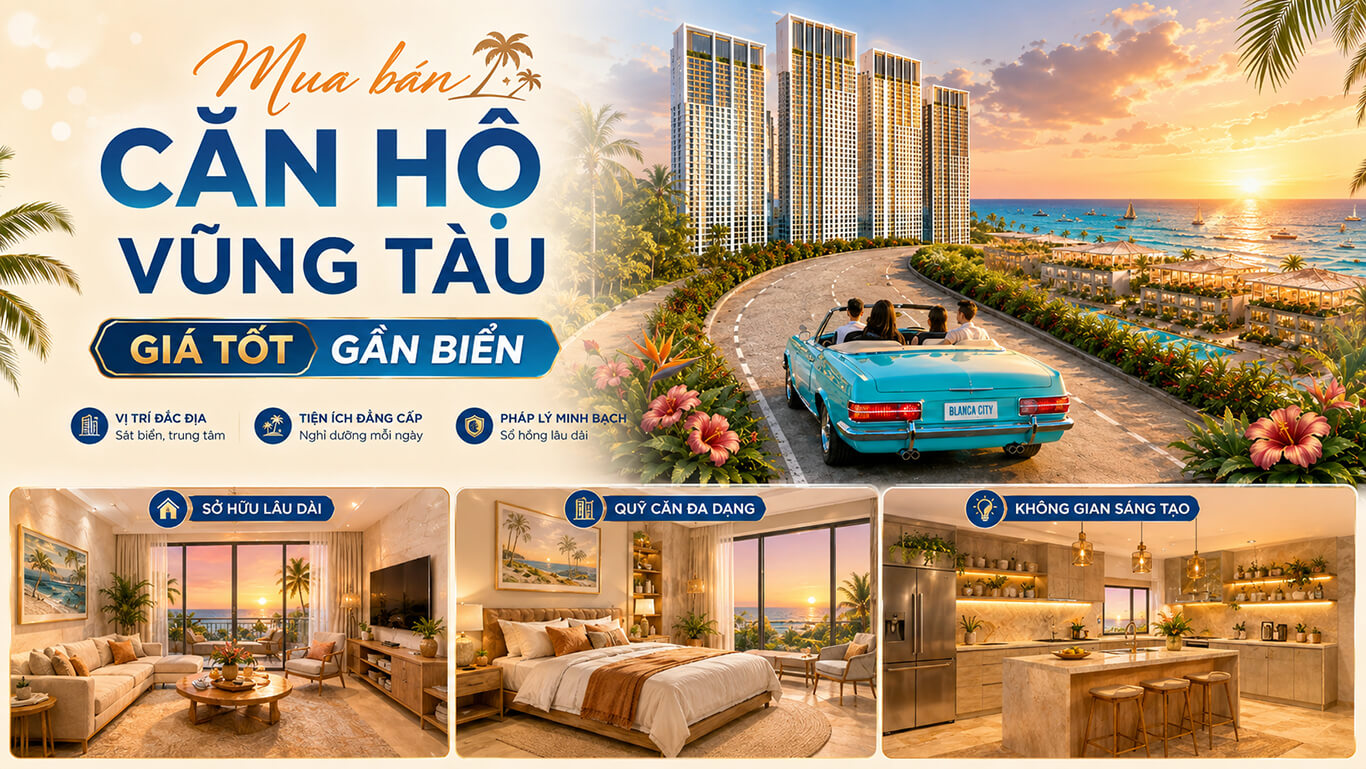 Mua bán căn hộ Vũng Tàu giá tốt gần biển