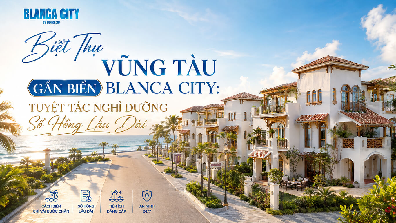 Biệt Thự Vũng Tàu Gần Biển Blanca City