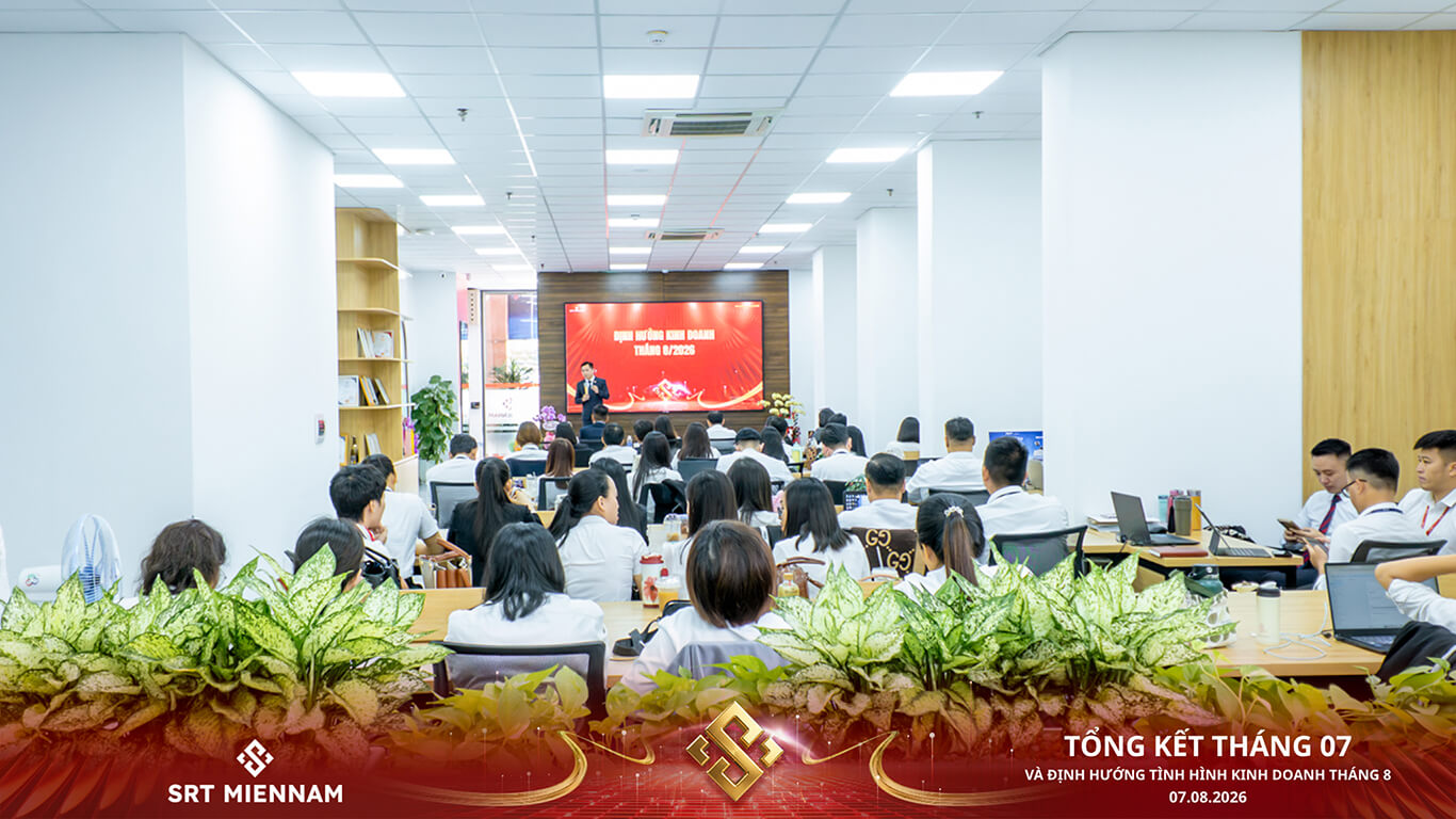 Lễ tổng kết hoạt động kinh doanh SRT Miền Nam tháng 7 năm 2026 tại chi nhánh Vũng Tàu