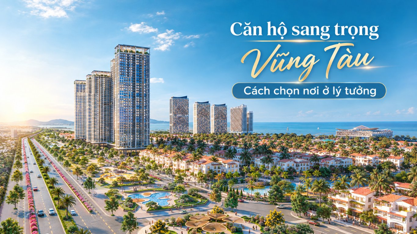 Căn hộ sang trọng Vũng Tàu cách chọn nơi ở lý tưởng
