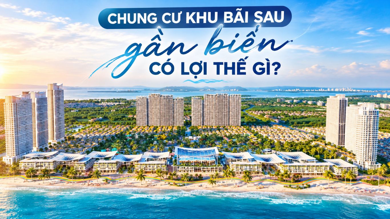 Chung cư khu Bãi Sau gần biển