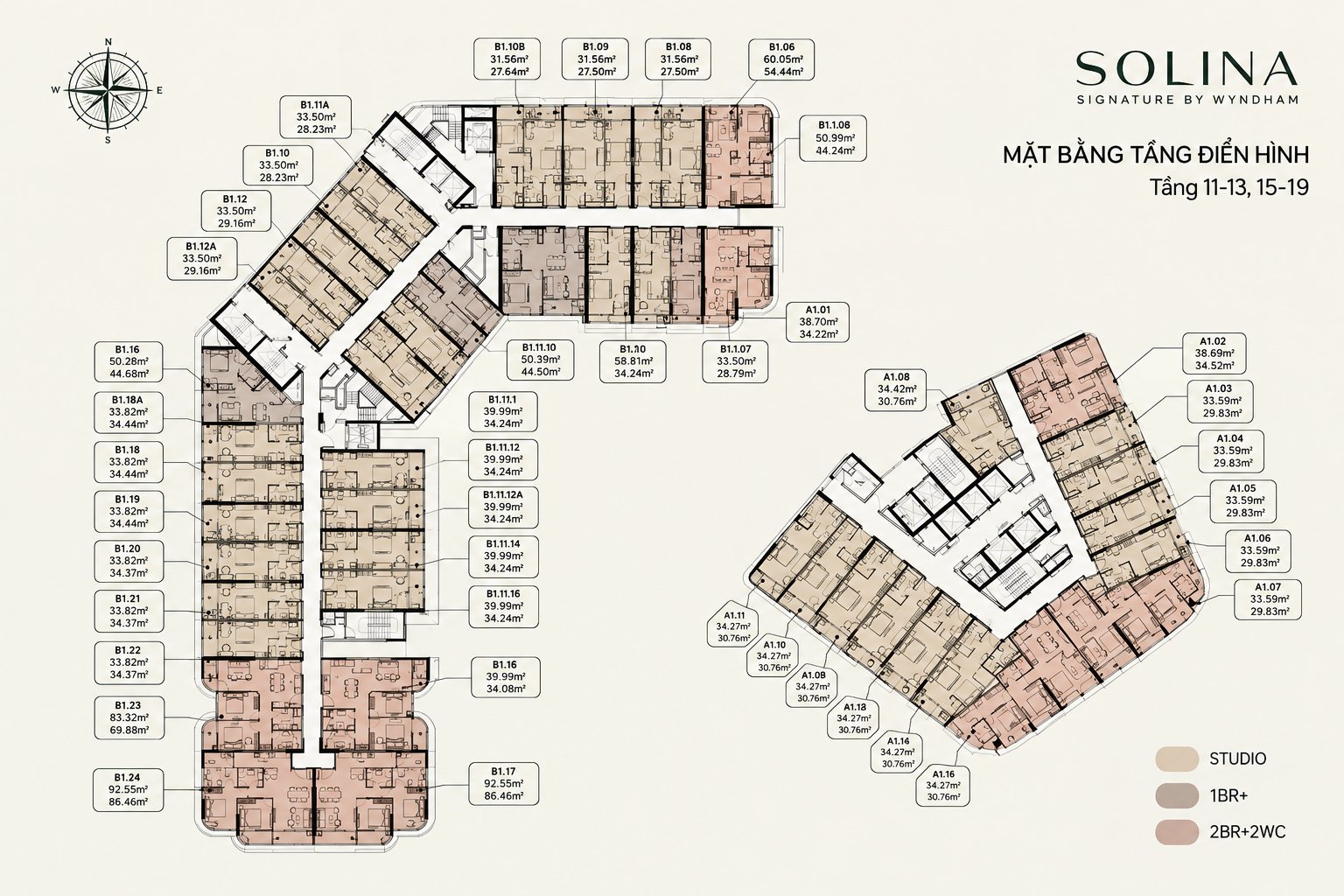 Mặt bằng Solina Signature vũng tàu